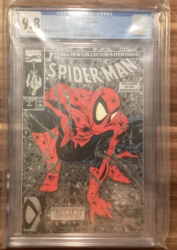 SPIDER-MAN #1 CGC 9.8 1990 MCFARLANE SILVER EDITION Marvel Comics New Slab 2023