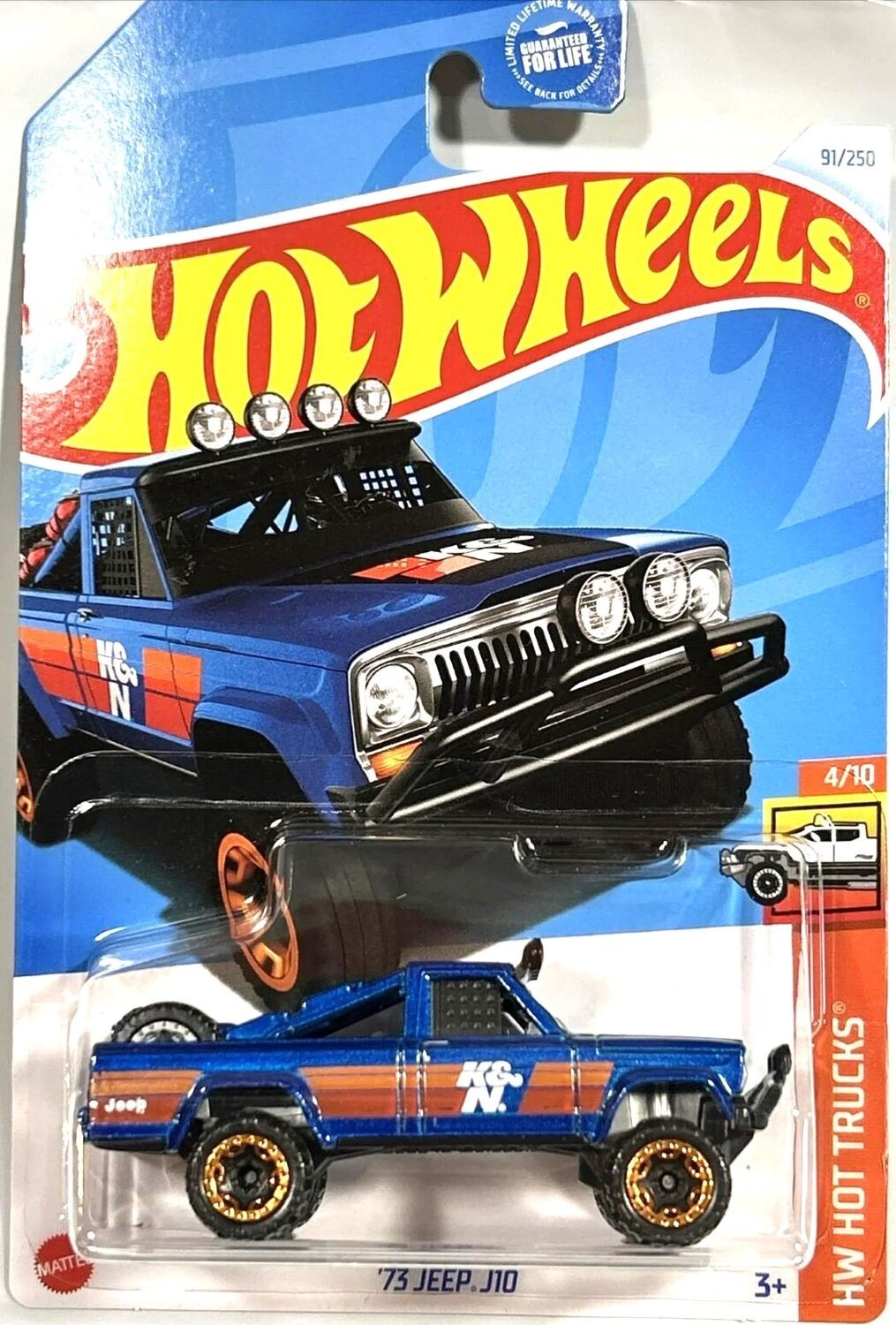 Hot Wheels - 2024 HW Hot Trucks 4/10 '73 Jeep J10 91/250 (BBHTC31)