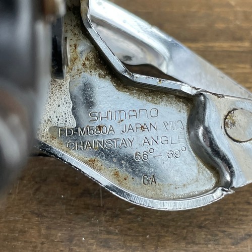 Vintage Shimano Deore LX FD-M580 34.9 mm Front Derailleur Top Pull Low M580a A5 - Picture 9 of 11