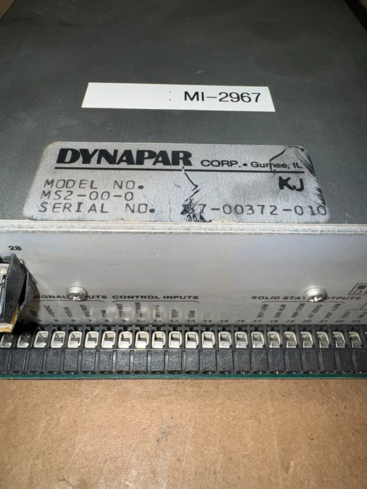 DYNAPAR MS2-00-0 MAX™ SPEED 2 SPEED CONTROLLER, USED! MAKE OFFER! - Image 3 of 4
