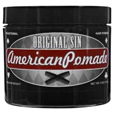 AMERICAN POMADE Original Sin Wax Oil Base Hair Grease Style Gel Barbershop NEW