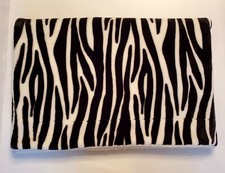 Little Miracles Zebra Print Plush Sherpa Baby Security Blanket Lovey Costco