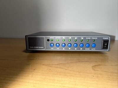 Color Quad System As Is no remote no power supply