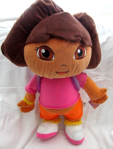 Unisex Licensed Dora The Explorer 24" Large Firm Plush Doll-Brand New! - Picture 1 of 3