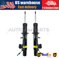 Pair Front Right Left Shock Absorber Struts VDC Fit BMW X5 X6 F15 F16 2013-2019