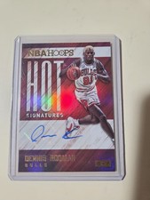 Panini 2015-16 NBA Hoops Hot Signatures Auto Dennis Rodman #HS-DRO Bulls