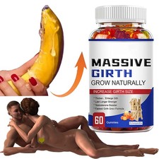 Male Enhancement Gummies Booster  Thicker Last Longer Stronger Bigger 60 Gummy