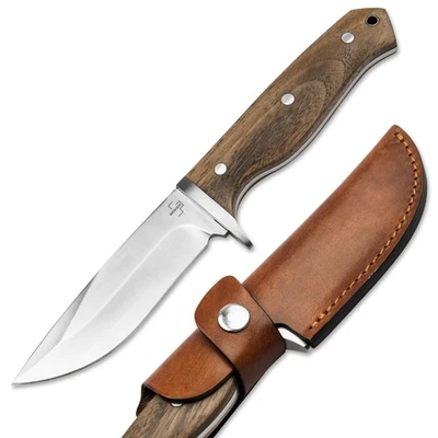 BÖKER PLUS Walnut Drop Outdoormesser 42a Full Tang 14C28N Holzgriff 02BP0013 - Bild 1 von 4