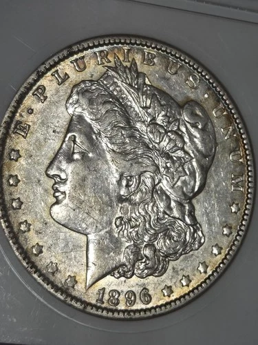 1896 O $1 Morgan Dollar ANACS AU50 "Soapbox" Toned #2518621