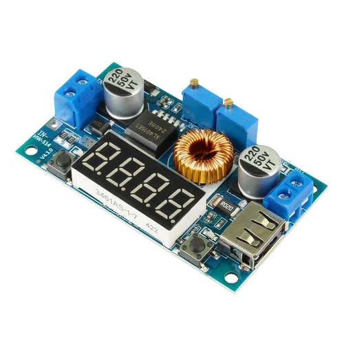 Ociodual Convertidor Regulador de Voltaje Voltimetro DC 5A 75W Step Down Arduino - Imagen 1 de 7