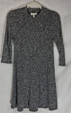 Monteau Junior's Gray Marled Casual Dress Size L