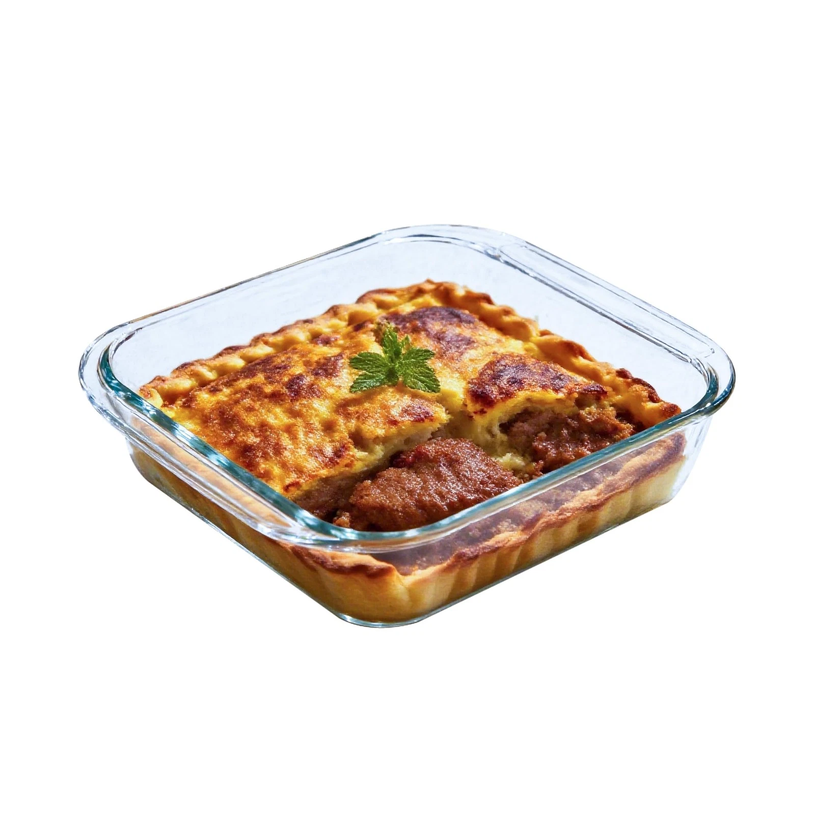 Glass Baking Dish - 1.9qt Square 8x8 Baking Pan - Glass Baking Dishes For Oven