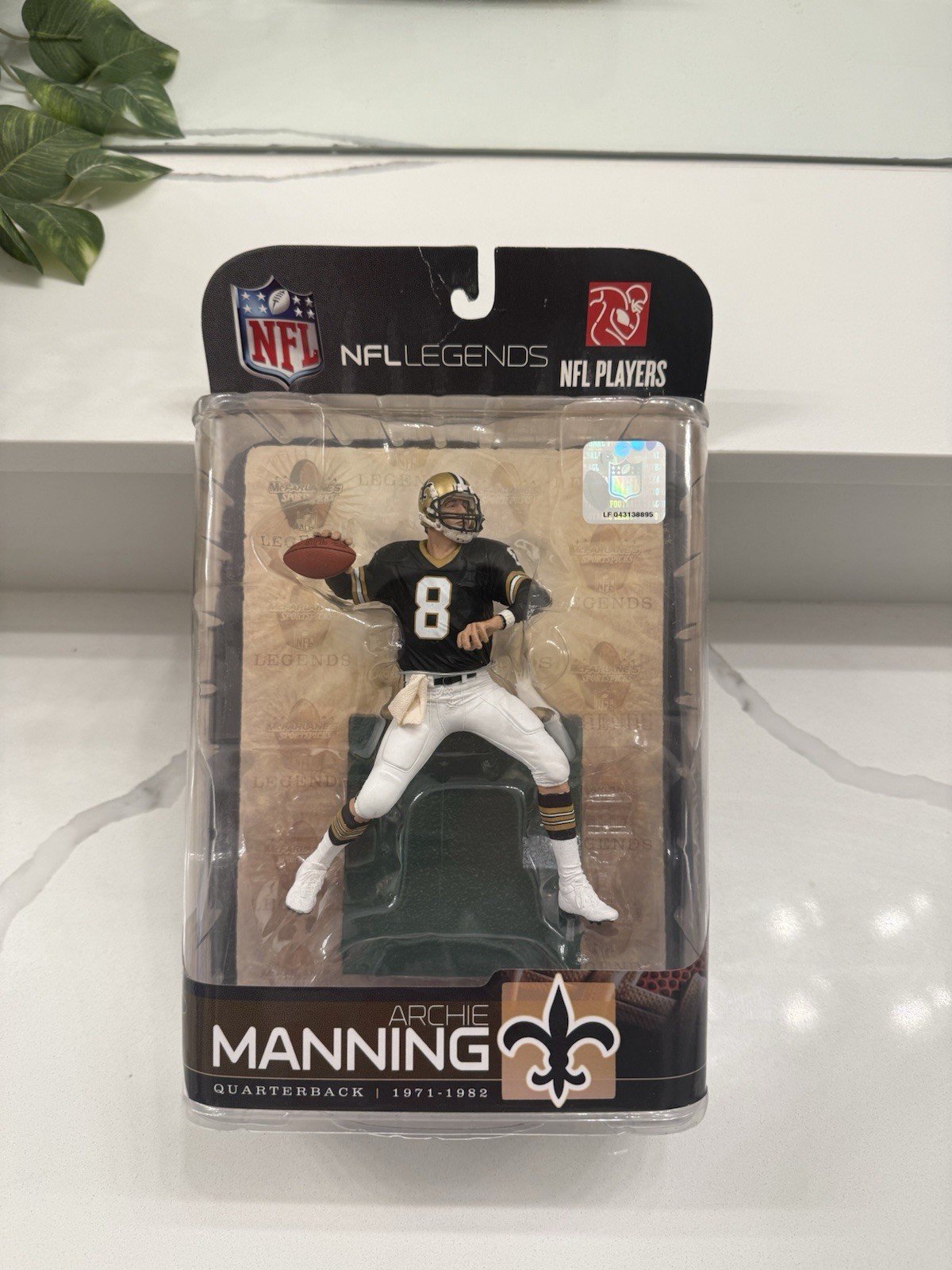 McFarlane Toys NFL Legends 5 Archie Manning New Orleans Sain