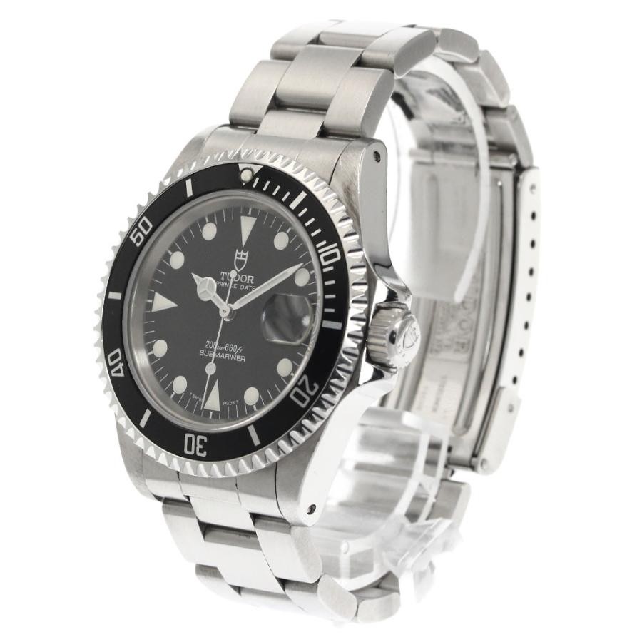 TUDOR SUBMARINER 79190 40mm SS Black Dial Automatic Date Watch #C010