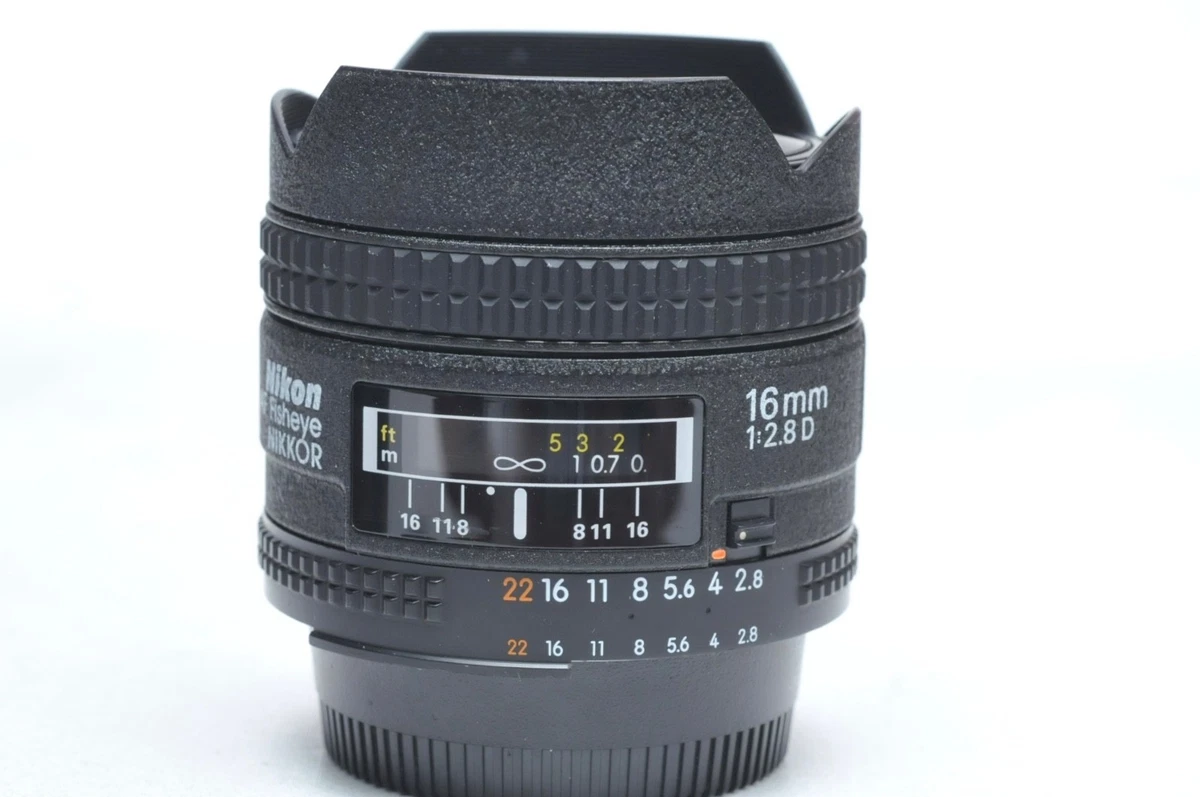 Nikon Fisheye-NIKKOR 16mm Focal f/2.8 Camera Lenses for sale | eBay