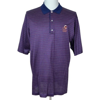 Bobby Jones Men's Large Polo Golf Shirt Cotton Made In Italy