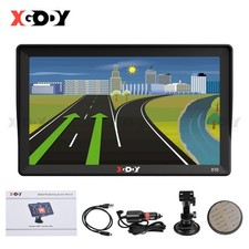 XGODY 9'' Truck HG LGV Lorry Sat Nav Mortorhome GPS Navigation 2025 UK & EU Maps