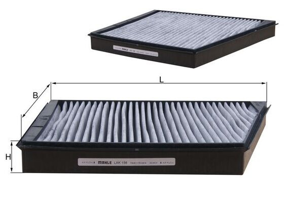 Knecht LAK156 Innenraumfilter Pollenfilter FüR MERCEDES-BENZ-image