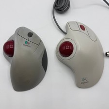 Logitech TrackMan Marble T-CL13 Cordless Wheel T-RA18 Mice Parts Repair Lot