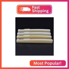 Vencetmat Unbleached Acoustic Guitar Bridge Saddle, Fit for 74mm & 72mm Bridge S