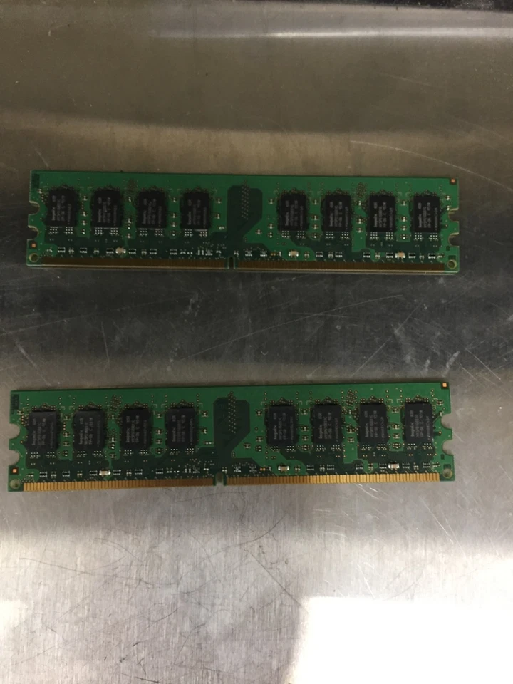 2x Hynix 2GB DDR2 PC2-6400U 800MHz Desktop RAM HYMP125U64CP8-S6 AB-C - Image 3 of 3