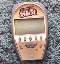 2004 Radica Big Screen Slot Handheld Electronic Game Slot Machine Tested Working