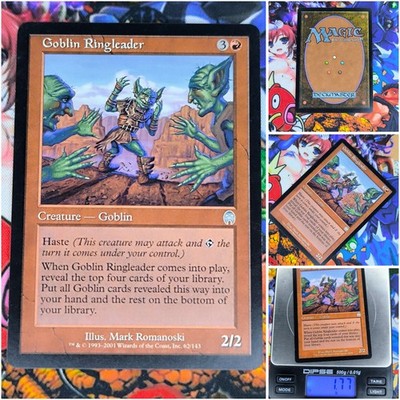 MTG Goblin Ringleader    Ex Card Magic the Gathering Apocalypse 2001 Og Card
