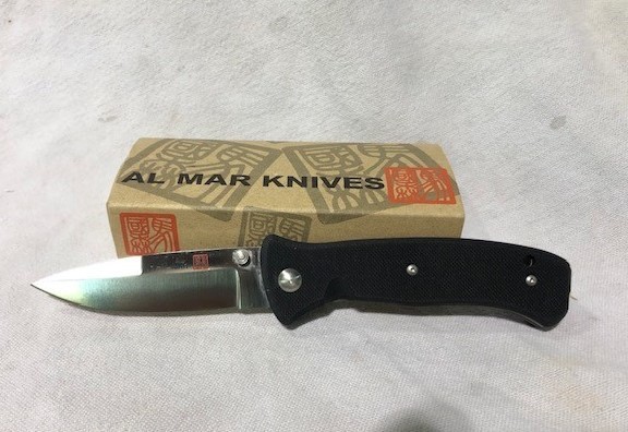 Al Mar SERE 2000 S2KB - Black G10 - Satin VG10 Made in Japan | eBay