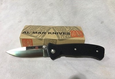 Al Mar SERE 2000 S2KB - Black G10 - Satin VG10 Made in Japan