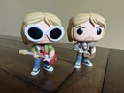 Funko Pop Rocks: Kurt Cobain Exclusive #64 and #67 Loose Vaulted Rare