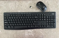 Logitech Wireless Keyboard & mouse set with USB receiver