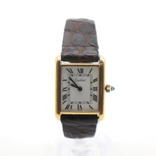 Cartier Pre-Must Tank Caliber 78-1 Manual Movement Blue Crown Wristwatch LW-384