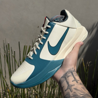 Nike Kobe 5 Protro x Caitlin Clark  Cocunut Milk Spruce  Size 12.5