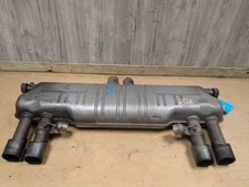 10-14 FOR BMW E70 E71 X5M X6M S63 Rear Exhaust Muffler w/ Dual Tips