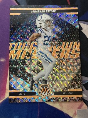 2025 Panini Mosaic Touchdown Masters Jonathan Taylor 10 Orange