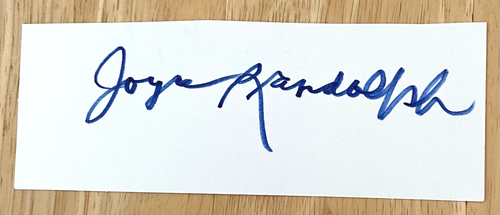 Joyce Randolph The Honeymooners Signed Autographed  Cut - 第 1/1 張圖片
