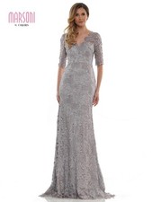Marsoni Mv1117 MOB Mother Bride Groom NWT Platinum 12 mothers dress wedding new