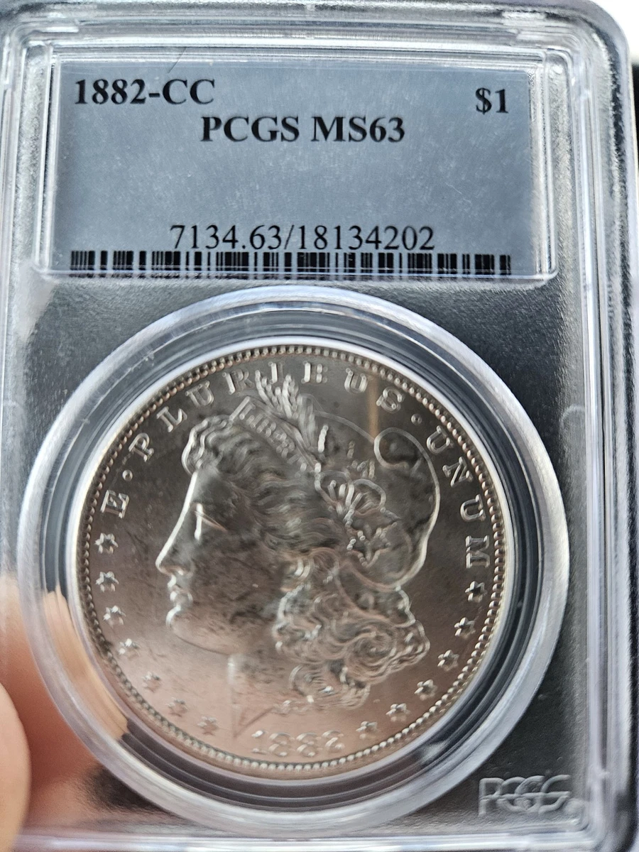 Carson City Grade MS 63 1882 Year Morgan US Dollars (1878-1921