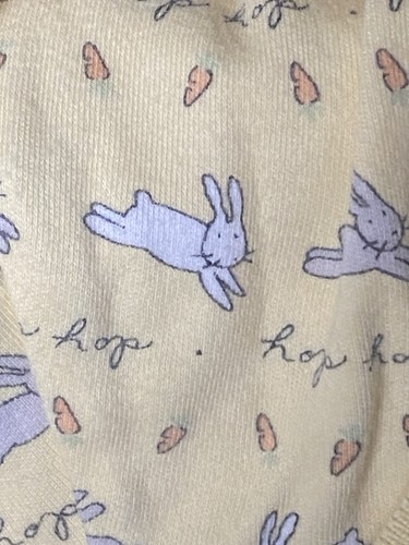 Little Garden 1998 Gymboree Vintage Rainbow Tag Romper Infant Bunny Rabbit - Picture 11 of 18