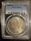 1883 O Morgan Silver Dollar PCGS MS63