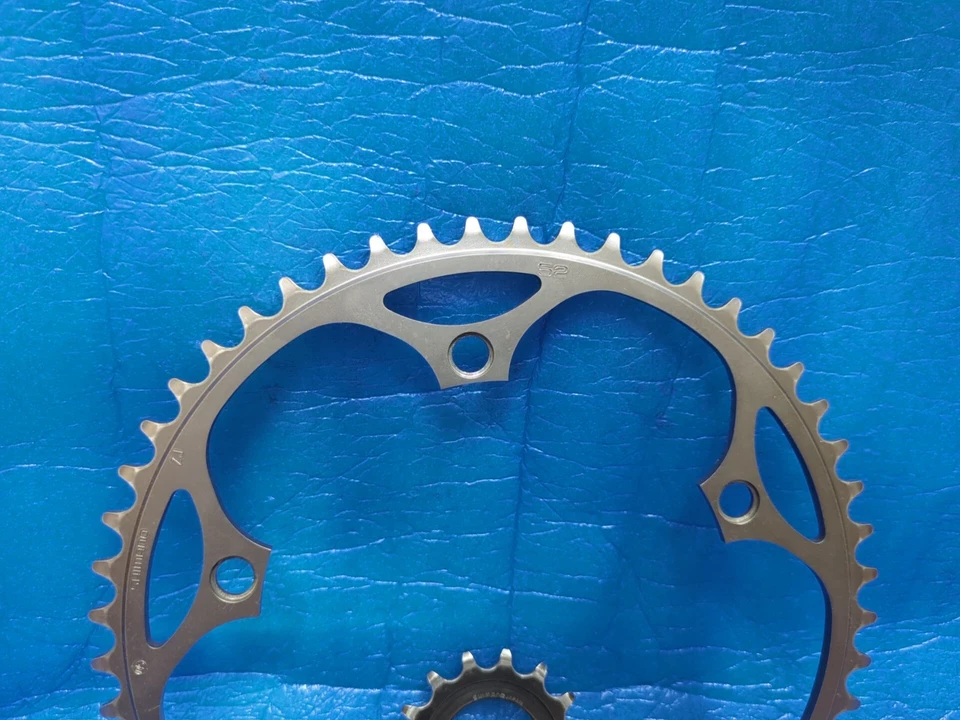 Shimano Dura Ace FC-7710 52T 1/8" NJS Chainring + Dura Ace NJS 15T 1/8" Cog - Image 2 of 4