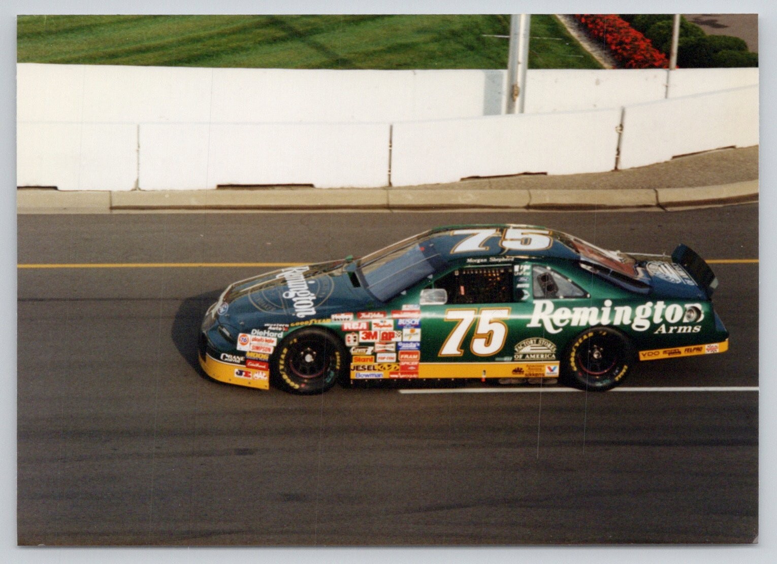 Morgan Shepherd Number 75 NASCAR Race Car Remington Arms Photograph