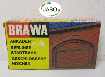(RH/10) Brawa H0 2882 arcades with closed niches NEW/OP
