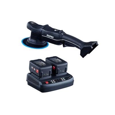 RUPES HLR21 BigFoot iBrid Random Orbital Cordless Polisher Tool with Dual Bat...