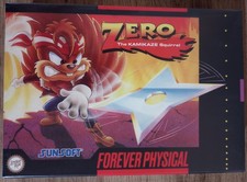 Zero the Kamikaze Squirrel (Super Nintendo) SNES, Limited Run Games, new, sealed