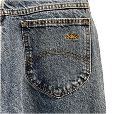 Vintage CHIC Womens Size 12 Petite Mom Jeans High Waisted Blue Denim 80s-90s Y2K