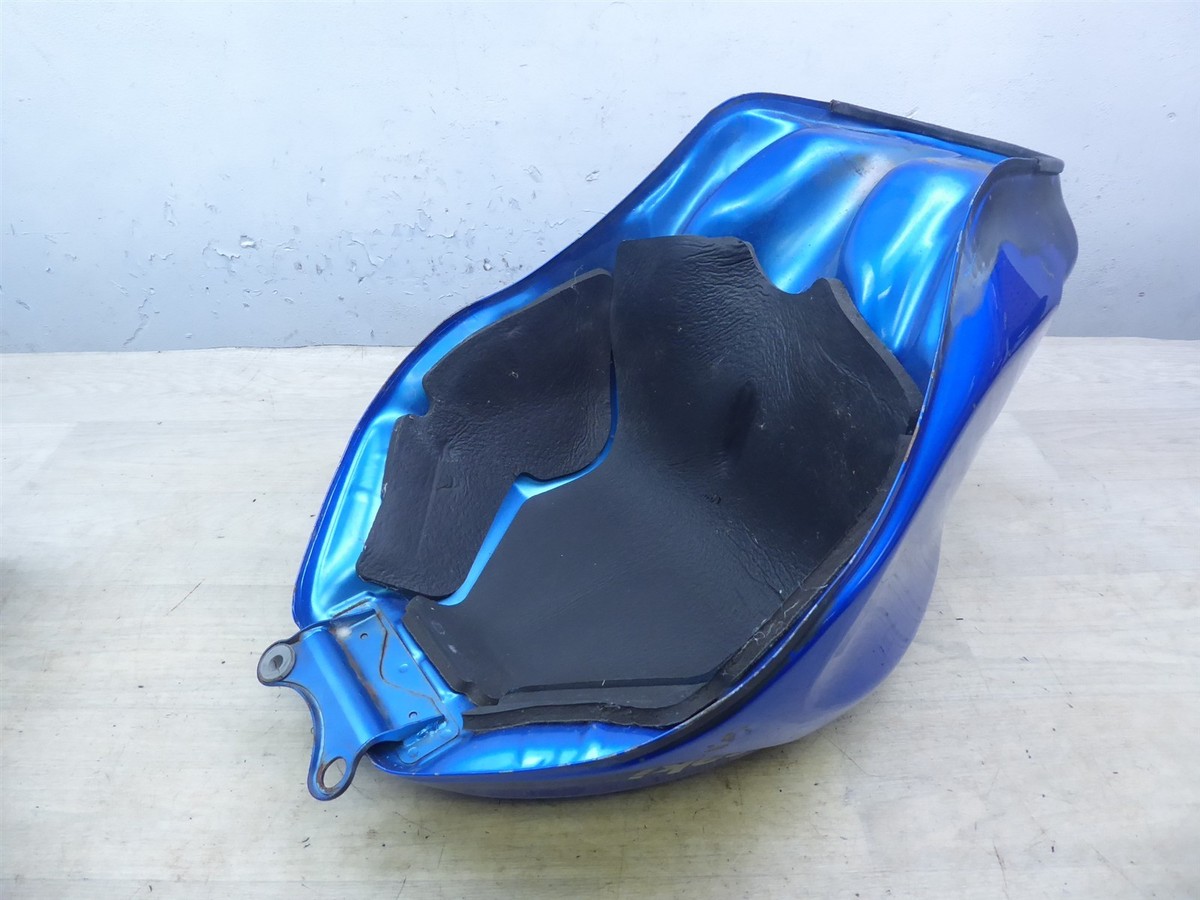2008 Kawasaki ZZR600 J1 ZX6J K21098) blue gas petrol fuel tank | eBay