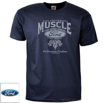 Ford Racing T-Shirt Musclecar USA Mustang Motorsport US-Car Vintage Design *0003