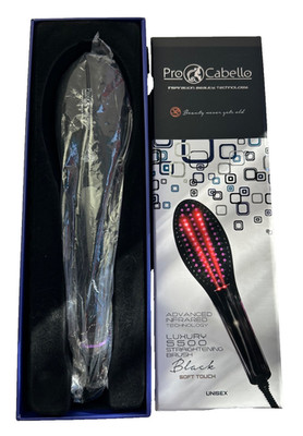 Pro Cabello 5500 Straightening Brush Infrared Tourmaline Ionic Temp Control NEW