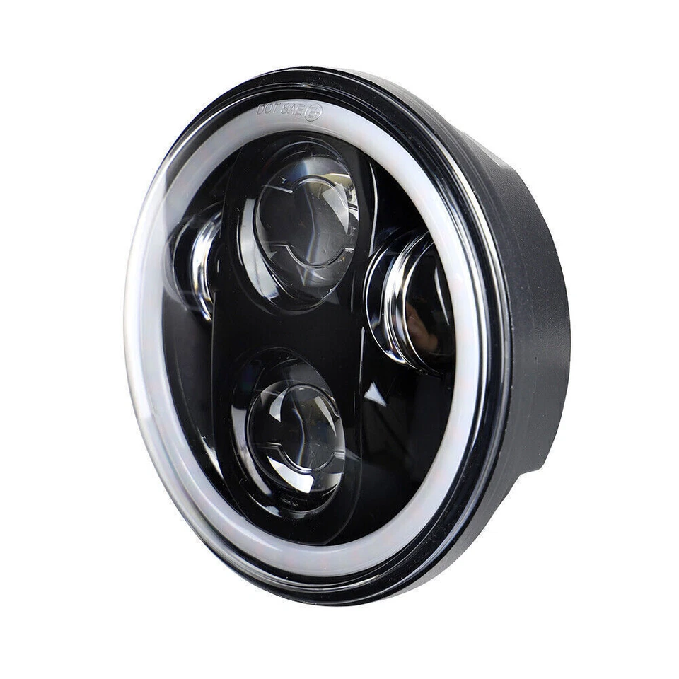 For Volvo VHD 2001-2019 4x 5-3/4" 5.75 Inch LED Projector Headlight Headlamp Kit - Image 4 of 4